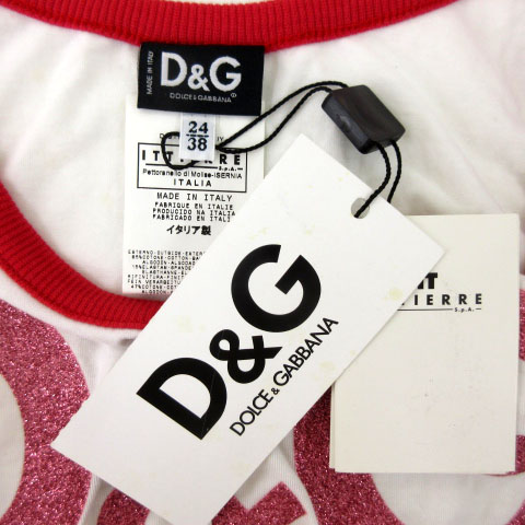 未使用品 ディー&ジー ドルガバ ドルチェ&ガッバーナ D&G タンクトップ 