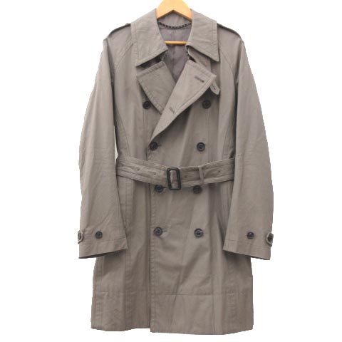 ユリウス Julius 美品 08ss トレンチコート ハーフ丈 ジャケット カジュアル ビジネス 1 約mサイズ ベージュ系 Ibo1 メンズ 052 ベクトルパーク