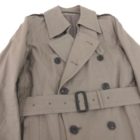 ユリウス Julius 美品 08ss トレンチコート ハーフ丈 ジャケット カジュアル ビジネス 1 約mサイズ ベージュ系 Ibo1 メンズ 052 ベクトルパーク