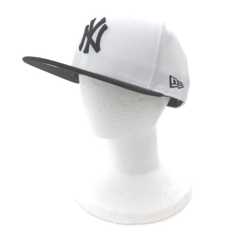 ニューエラ NEW ERA キャップ GENUINE MERCHANDISE バイカラー ロゴ 白 ホワイト 黒 ブラック ONE 帽子 FK メンズ