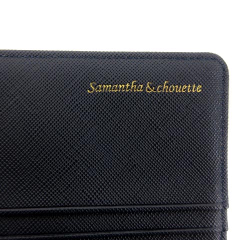 サマンサ シュエット Samantha Chouette 美品 長財布 財布 レザー 小銭入れあり 紺 ネイビー ウォレット 小物 Fk Nvw レディース 052 ベクトルパーク