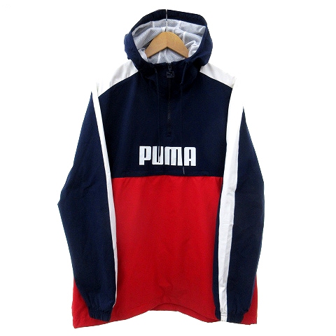 プーマ PUMA RETRO ハーフジップ ウーブン ジャケット アノラック 