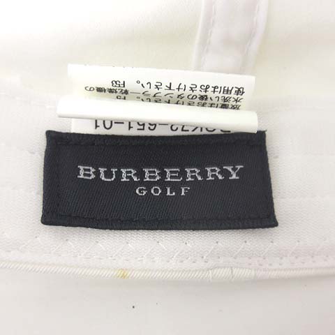 バーバリー ゴルフ BURBERRY GOLF キャップ 帽子 ノバチェック 未使用に近い☆レア】バーバリーキャップ☆ノバチェック