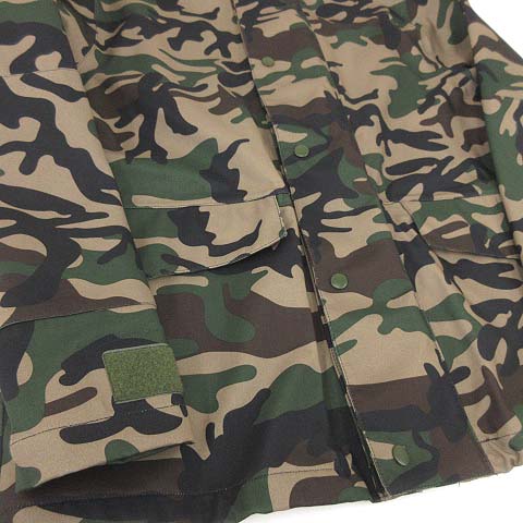 新作，お得 ほぼ新品☆STUSSY マウンテンパーカー 迷彩