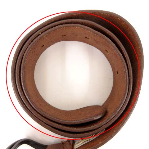 DIESEL ディーゼル レザーベルト　90 ディーゼル DIESEL ベルト レザー 革ベルト 茶 ブラウン 85 FK