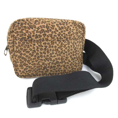 ボッテガヴェネタ BOTTEGA VENETA 美品 レオパード ウェストバッグ 