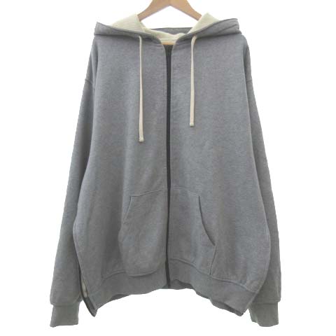 フィアオブゴッド Fear Of God 17年 パーカー ジップアップ インナー サーマル スウェット フーディー ジャケット L グレー メンズ 052 ベクトルパーク フィアオブゴッド Fear Of God 17年 パーカー ジップアップ インナー サーマル スウェット フーディー ジャケット L グレー メンズ 052 ベクトルパーク