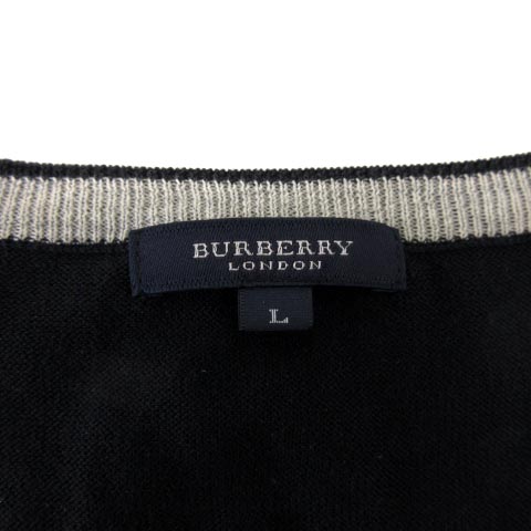 バーバリー ロンドン BURBERRY LONDON ニット ベスト プルオーバー V