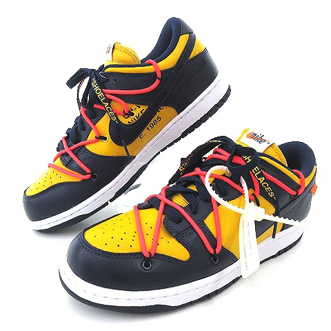 未使用品 ナイキ NIKE × OFF-WHITE オフホワイト 19AW スニーカー DUNK 