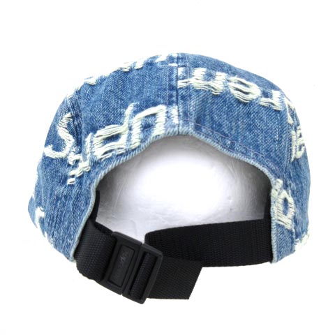 未使用品 シュプリーム SUPREME 21SS デニム キャップ Frayed
