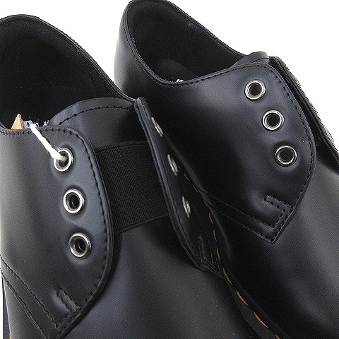 ドクターマーチン1461 ELS 3ホール UK9 28CM イエローステッチ ドクターマーチン 1461 3ホールシューズ UK9（28cm）