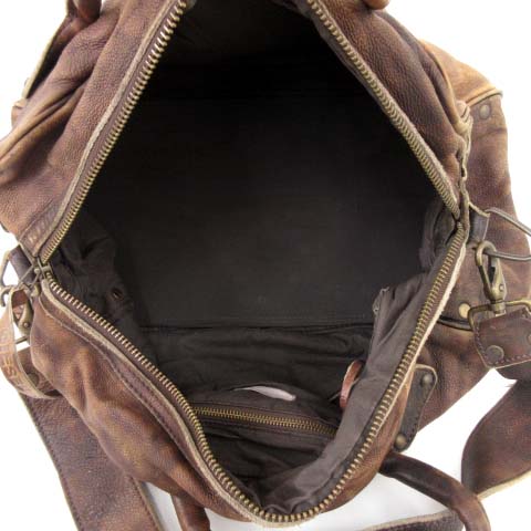 ✨希少✨DIESEL ディーゼル　ボストンバッグ　大容量　旅行用　ブラウン ✨希少✨DIESEL ディーゼル ボストンバッグ 大容量 旅行用 ブラウン