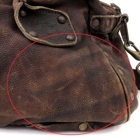 ディーゼル DIESEL ボストンバッグ レザー ショルダー ハンド 2way