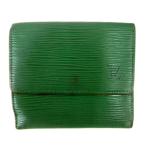 ルイヴィトン 三つ折り財布 Wホック エピ ボルネオグリーン 1915