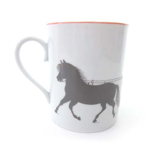 未使用品 エルメス HERMES シルエット マグカップ 陶器 食器 未使用品 エルメス HERMES シルエット マグカップ 陶器 食器