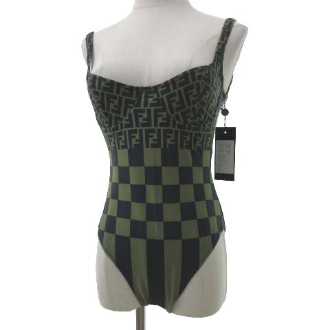 未使用品 フェンディ FENDI タグ付き FFロゴ 水着 スイムウエア  
