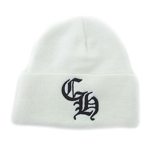 クロムハーツ CHROME HEARTS CHロゴ ニットキャップ ビーニー ニット帽 