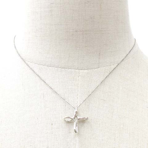 ティファニー TIFFANY & CO. オープンクロス ネックレス エルサ