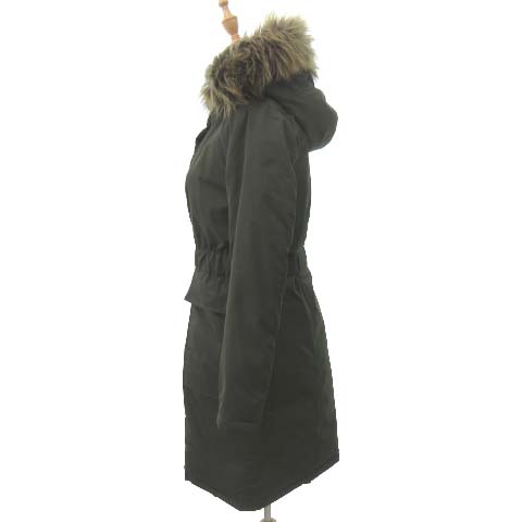 セオリー Theory 現行タグ ダウン コート ベルト付き ミリタリージャケット フェイクファー P Sサイズ モスグリーン Rrr レディース 052 ベクトルパーク