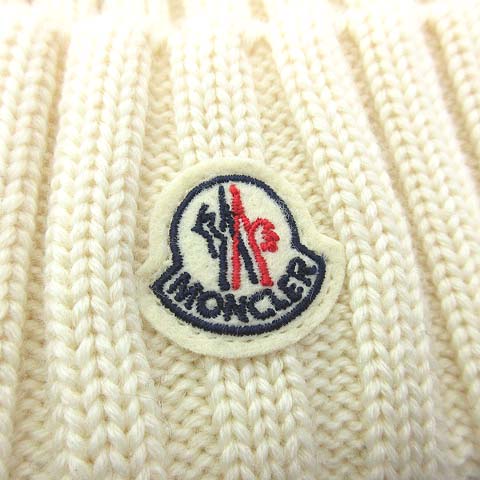 MONCLER ポンポン付きニット帽 クリーム 楽天市場】モンクレール