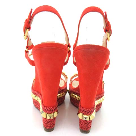 クリスチャンルブタン Christian louboutin ウェッジソール サンダル  