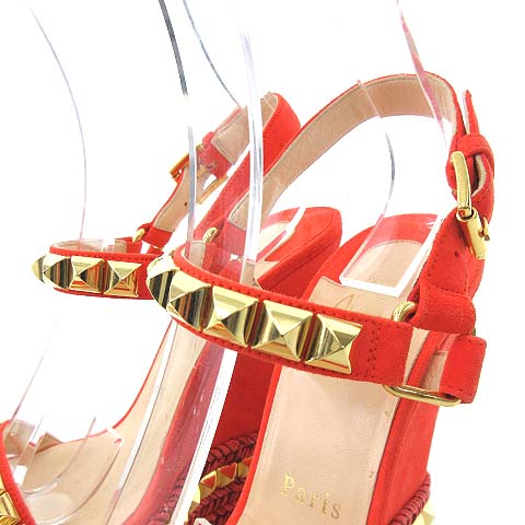 クリスチャンルブタン Christian louboutin ウェッジソール サンダル  