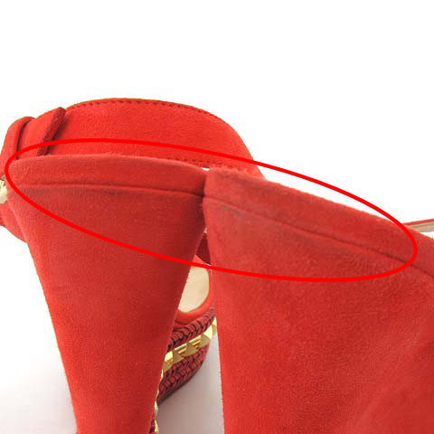 クリスチャンルブタン Christian louboutin ウェッジソール サンダル  