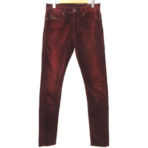 ディーゼル DIESEL 20AW D-AMNY ベロア パンツ スキニー ストレッチ 