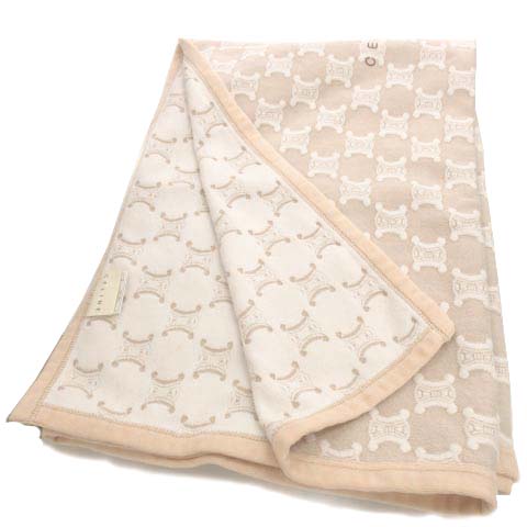 セリーヌ CELINE 毛布 140x200cm マカダム柄 西川産業 シングルサイズ  