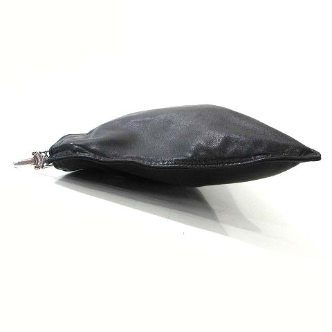 クロムハーツ CHROME HEARTS スモールCHクロス フラットポーチ
