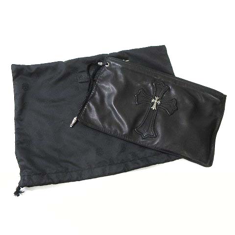クロム♥フラットポーチオーダー品 クロムハーツ CHROME HEARTS スモールCHクロス フラットポーチ