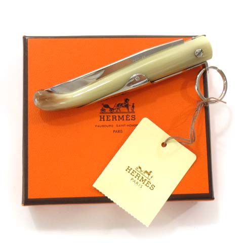 未使用品 エルメス HERMES タグ付き フォールディングナイフ 