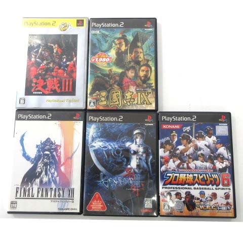 Ps2ソフト 5本おまとめ シミュレーション Rpg 三国志 影牢 Ff12 プロ野球スピリッツ など その他 052 ベクトルパーク