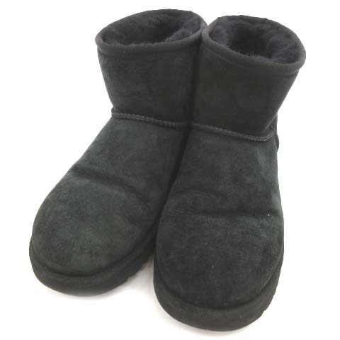 アグ オーストラリア Ugg Australia ムートン ショート ブーツ ハイカットシューズ シープスキン レザー アウトドア ブランドロゴ 防寒 26 黒 ブラック Ibo21 メンズ 052 ベクトルパーク