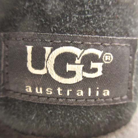 アグ オーストラリア Ugg Australia ムートン ショート ブーツ ハイカットシューズ シープスキン レザー アウトドア ブランドロゴ 防寒 26 黒 ブラック Ibo21 メンズ 052 ベクトルパーク