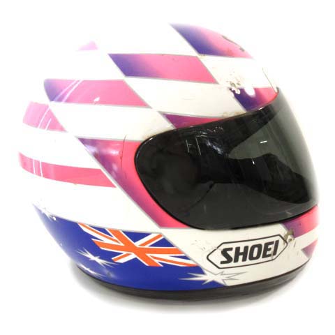 SHOEI フルフェイスヘルメット ホワイト/マルチカラー レーサーレプリカ” 現代に蘇る！ ｜万能型スポーツフルフェイス