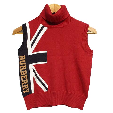 バーバリー ロンドン BURBERRY LONDON ノースリーブ ニット カットソー 