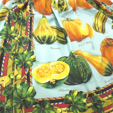 DOLCE&GABBANA 】美品ワンピースブラウス果物野菜シルク