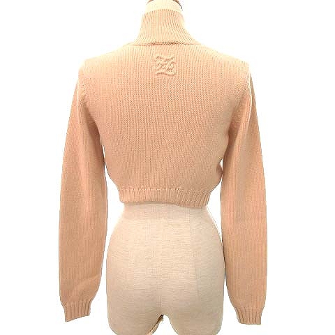 フェンディ FENDI 21AW カシミヤ100％ 長袖 ニット セーター ショート  