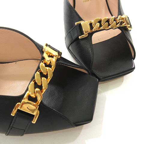 グッチ GUCCI 20AW 626769 サンダル チェーン ミュール レザー オ 