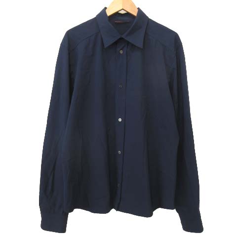 プラダスポーツ PRADA SPORT ストレッチ シャツ 長袖 無地 カジュアル 