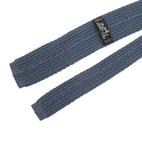 エルメス HERMES ネクタイ ニットタイ H刺繍 シルク カジュアル