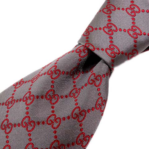グッチ GUCCI メンズ ネクタイ 赤 レッド GG ストライプ スーツ 制服 GUCCI ネクタイ レッド GGロゴ タグ付き オールドグッチ｜Yahoo!フリマ