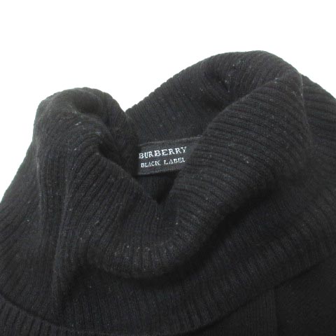 バーバリーブラックレーベル BURBERRY BLACK LABEL カシミヤ混 ニット 