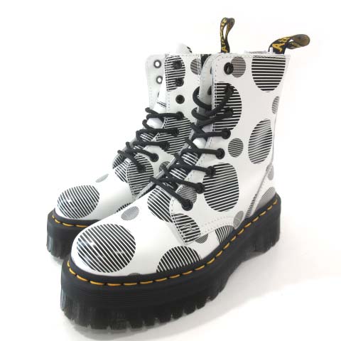 未使用品 ドクターマーチン DR.MARTENS 21AW JADON POLKA DOT 8ホール 