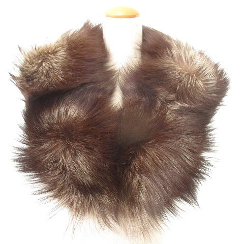 サガフォックス SAGA FOX 美品 ティペット ファーティ マフラー 首巻き  