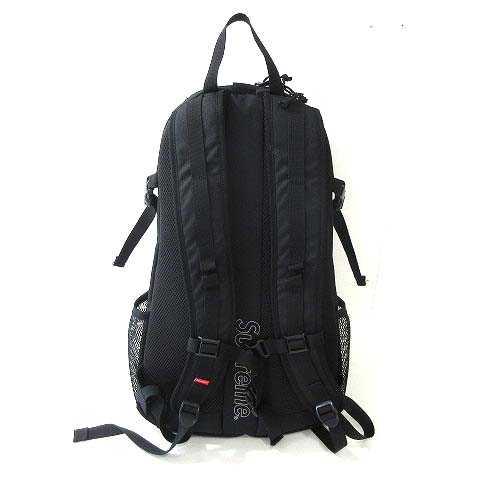 SUPREME 20SS メッシュBackpack Black