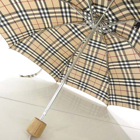 バーバリー BURBERRY ノバチェック 折りたたみ傘 晴雨兼用 アンブレラ 