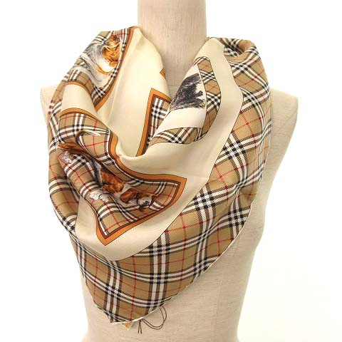 バーバリー 大判スカーフ （バーバリーズ Burberrys タグ付き 90s  