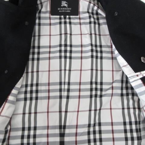 バーバリーブラックレーベル BURBERRY BLACK LABEL Pコート カシミヤ